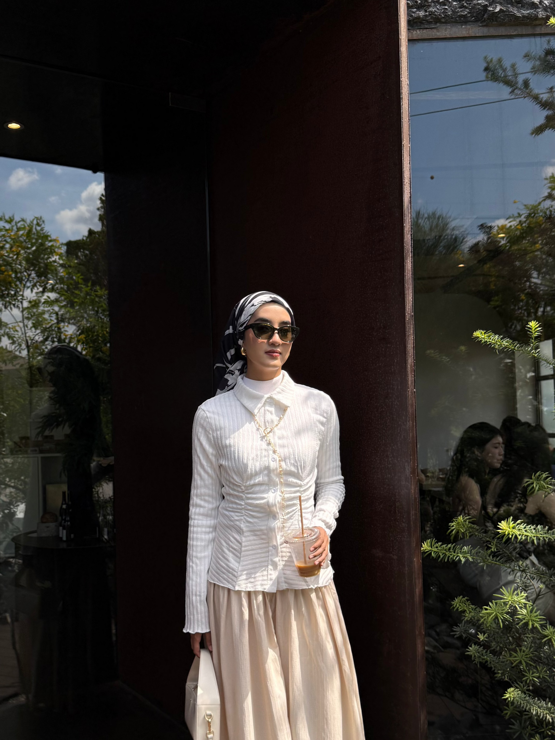 Olive - Green Lens . Womens Asian Fitting Sunglasses. Maya . Women in Hijab and Stylish women sunglasses 