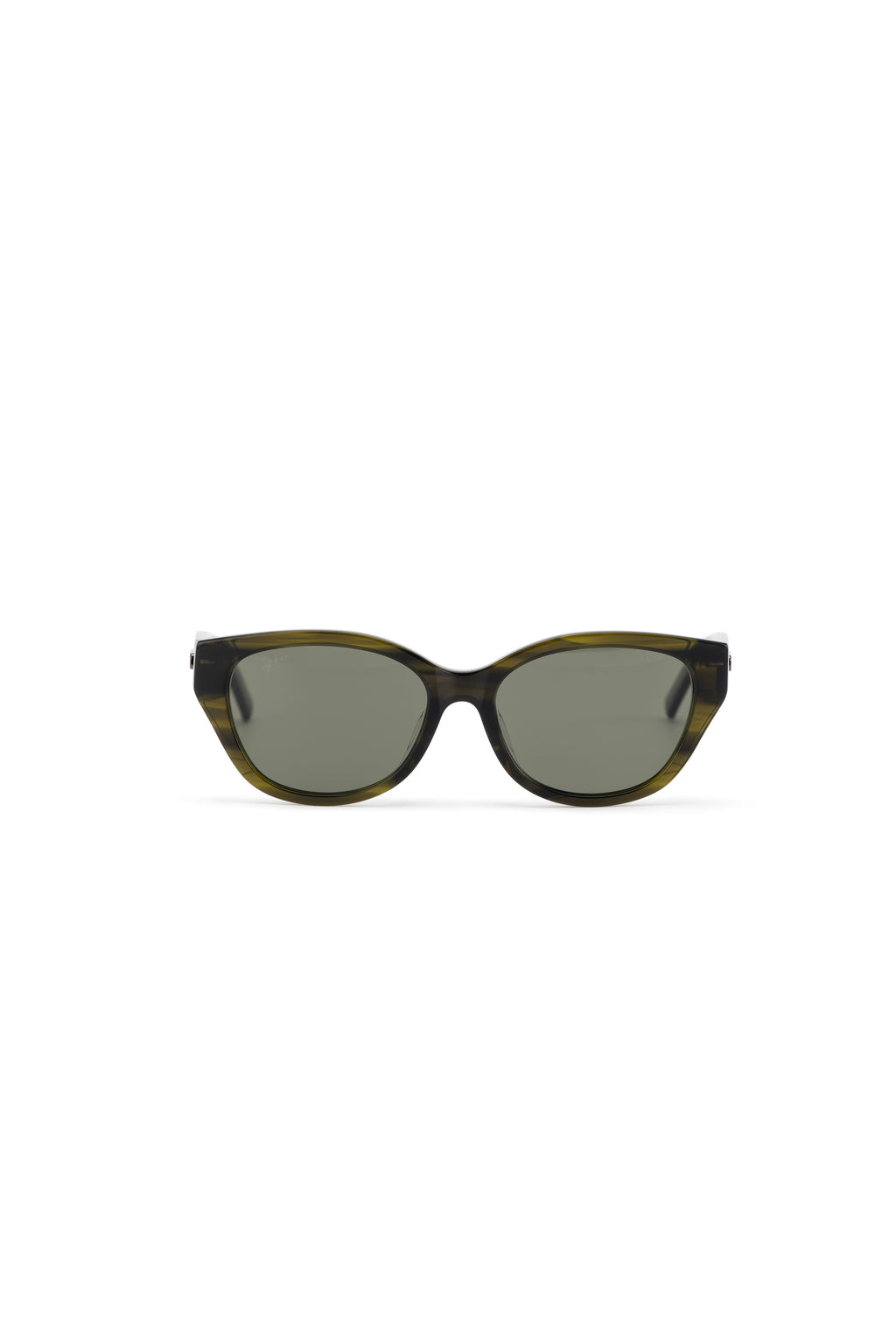 Olive - Green Lens . Womens Asian Fitting Sunglasses. Maya 