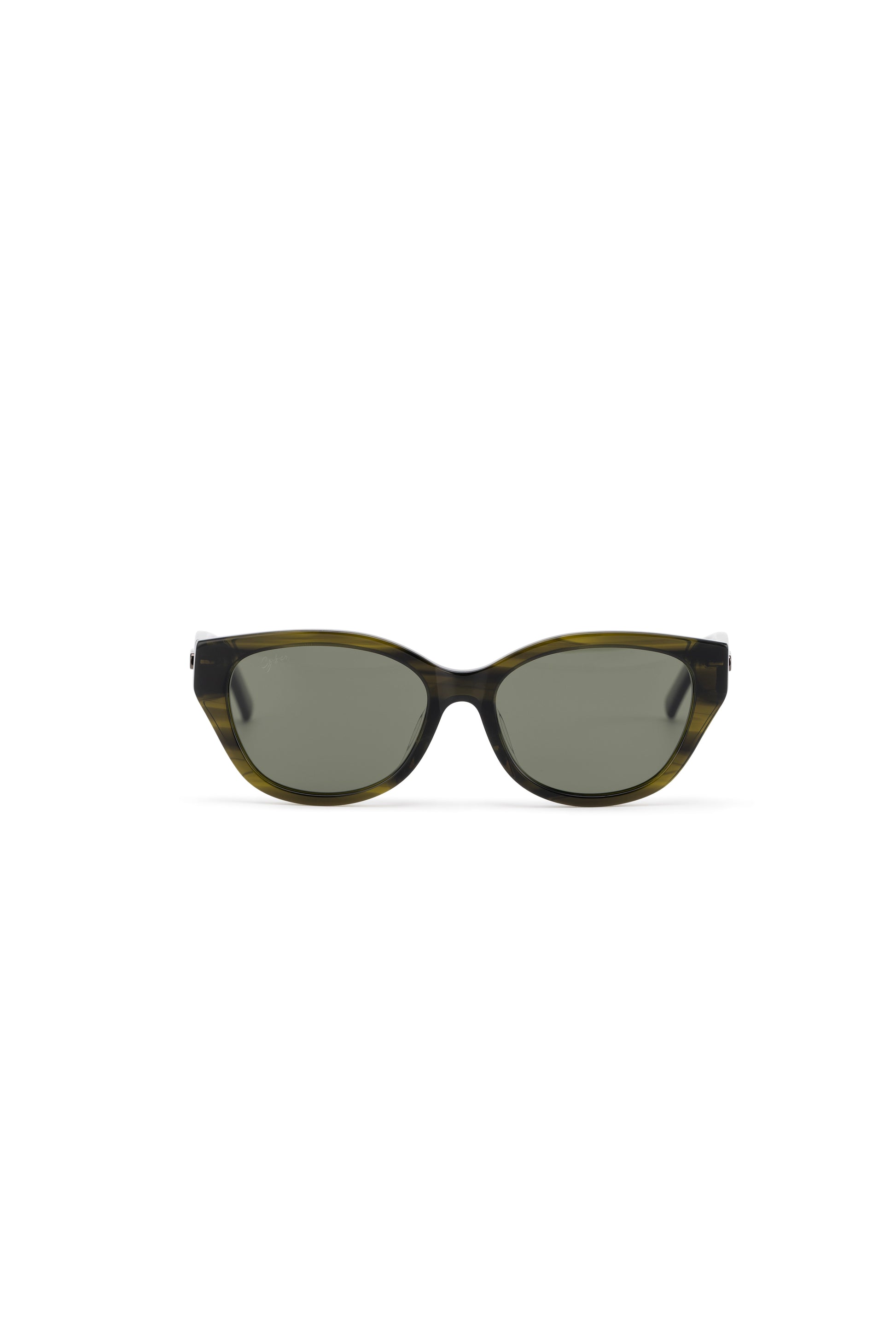 Olive - Green Lens . Womens Asian Fitting Sunglasses. Maya 