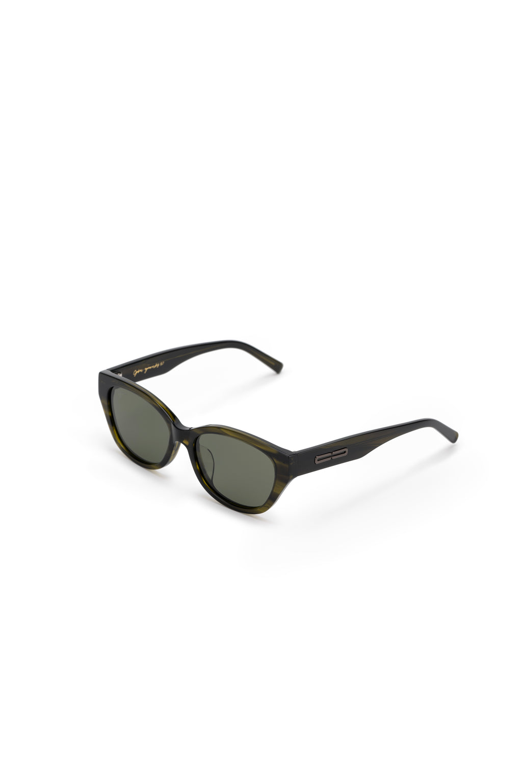 Olive - Green Lens . Womens Asian Fitting Sunglasses. Maya 